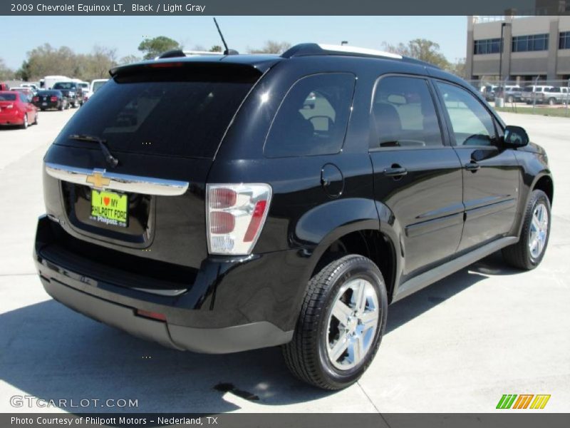 Black / Light Gray 2009 Chevrolet Equinox LT
