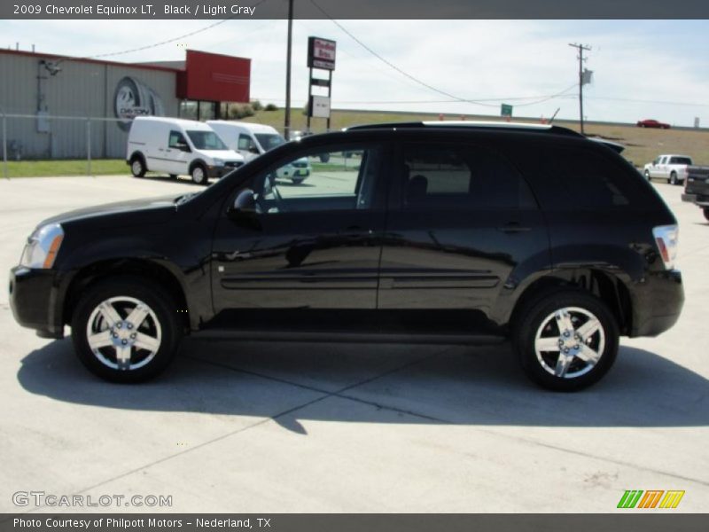 Black / Light Gray 2009 Chevrolet Equinox LT