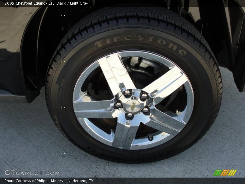 Black / Light Gray 2009 Chevrolet Equinox LT