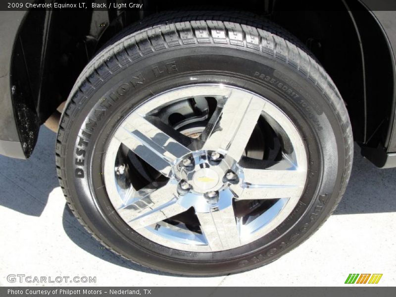 Black / Light Gray 2009 Chevrolet Equinox LT