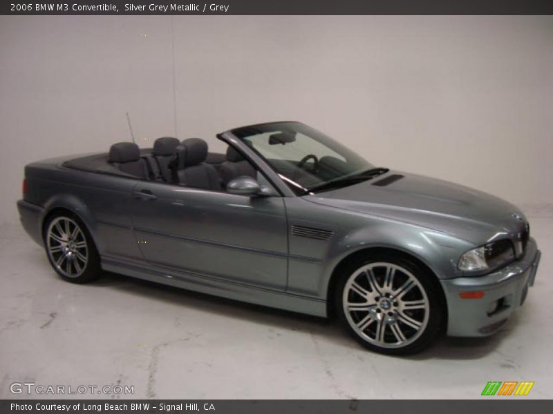 Silver Grey Metallic / Grey 2006 BMW M3 Convertible