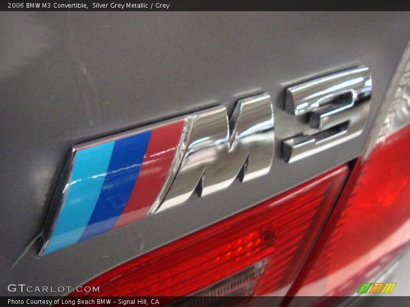 Silver Grey Metallic / Grey 2006 BMW M3 Convertible