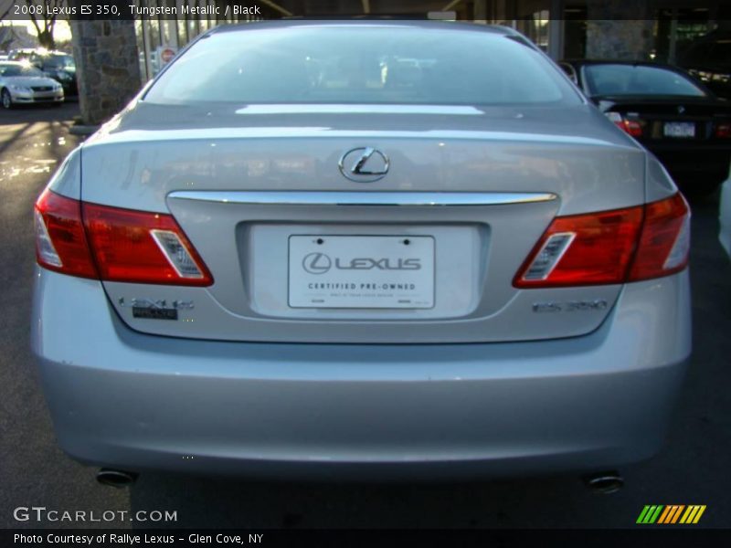 Tungsten Metallic / Black 2008 Lexus ES 350