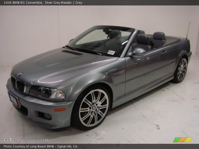 Silver Grey Metallic / Grey 2006 BMW M3 Convertible