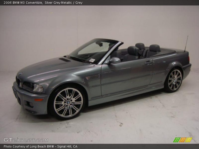 Silver Grey Metallic / Grey 2006 BMW M3 Convertible