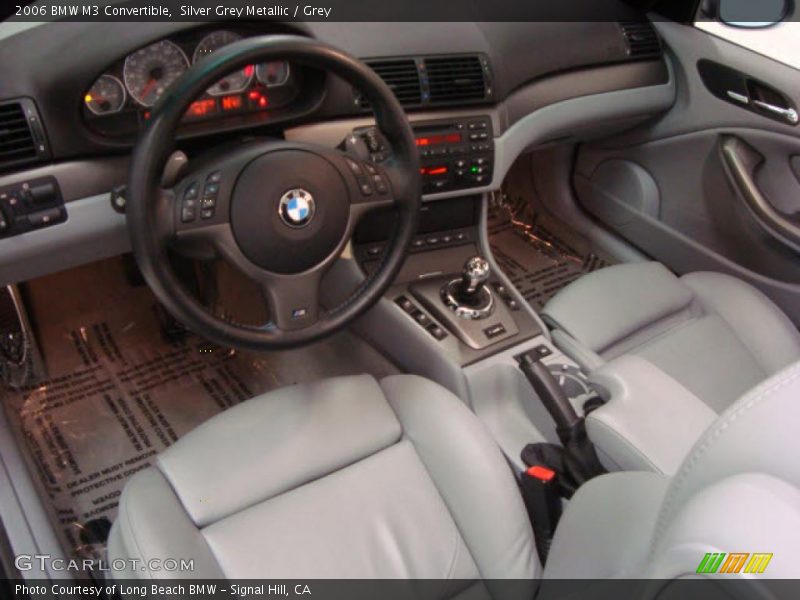 Silver Grey Metallic / Grey 2006 BMW M3 Convertible