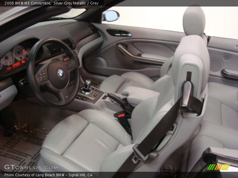 Silver Grey Metallic / Grey 2006 BMW M3 Convertible