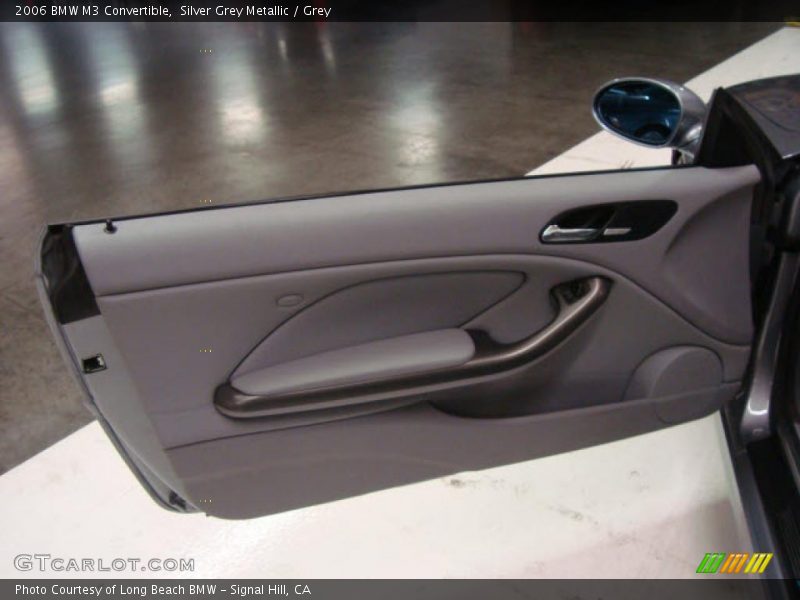 Silver Grey Metallic / Grey 2006 BMW M3 Convertible