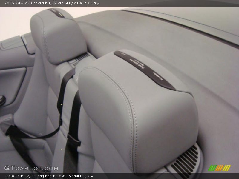 Silver Grey Metallic / Grey 2006 BMW M3 Convertible