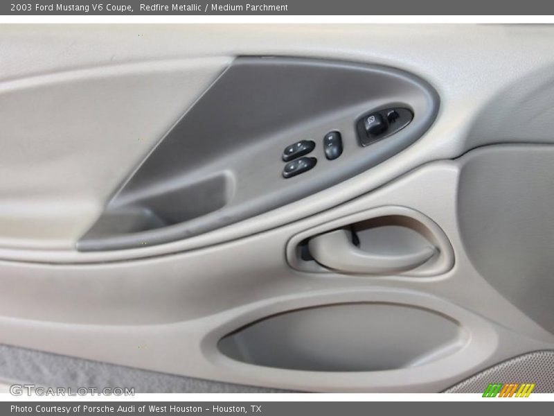 Redfire Metallic / Medium Parchment 2003 Ford Mustang V6 Coupe