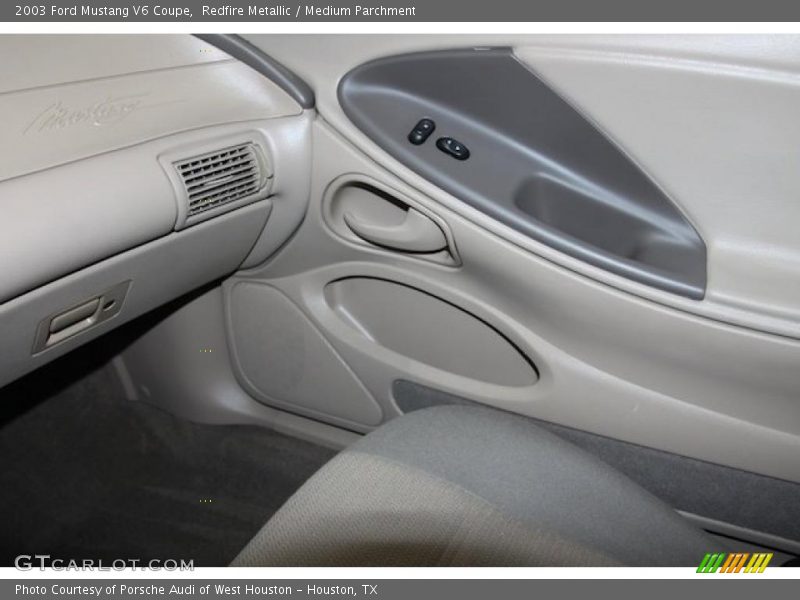 Redfire Metallic / Medium Parchment 2003 Ford Mustang V6 Coupe
