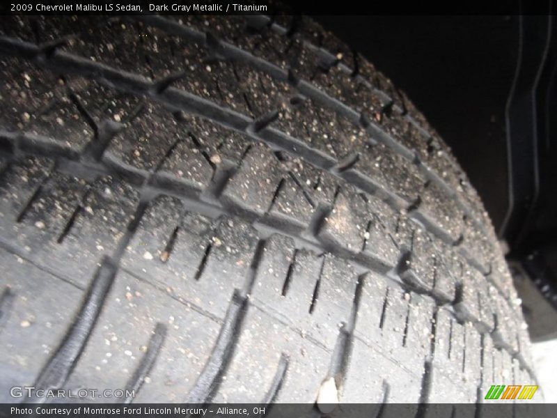 Dark Gray Metallic / Titanium 2009 Chevrolet Malibu LS Sedan