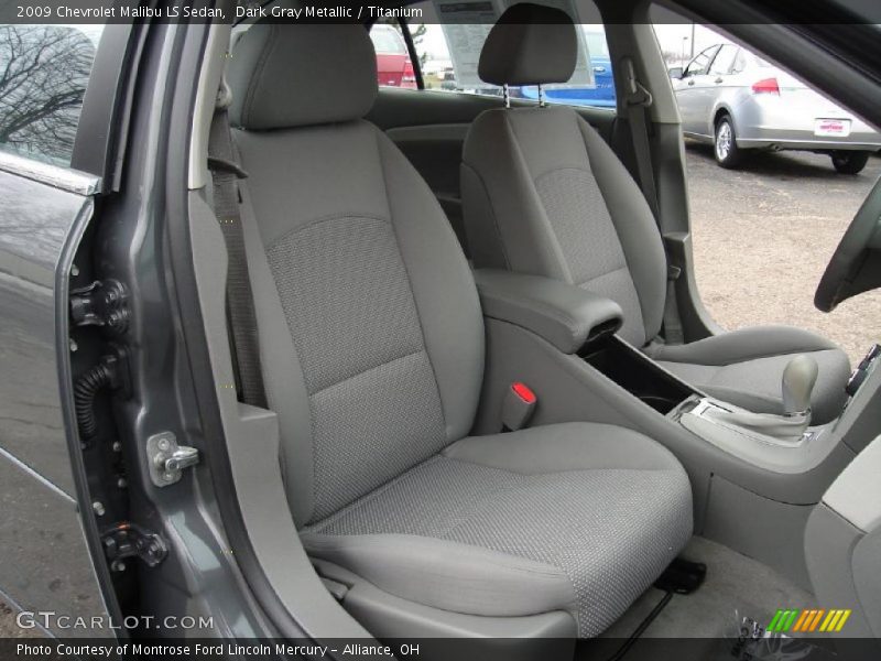 Dark Gray Metallic / Titanium 2009 Chevrolet Malibu LS Sedan