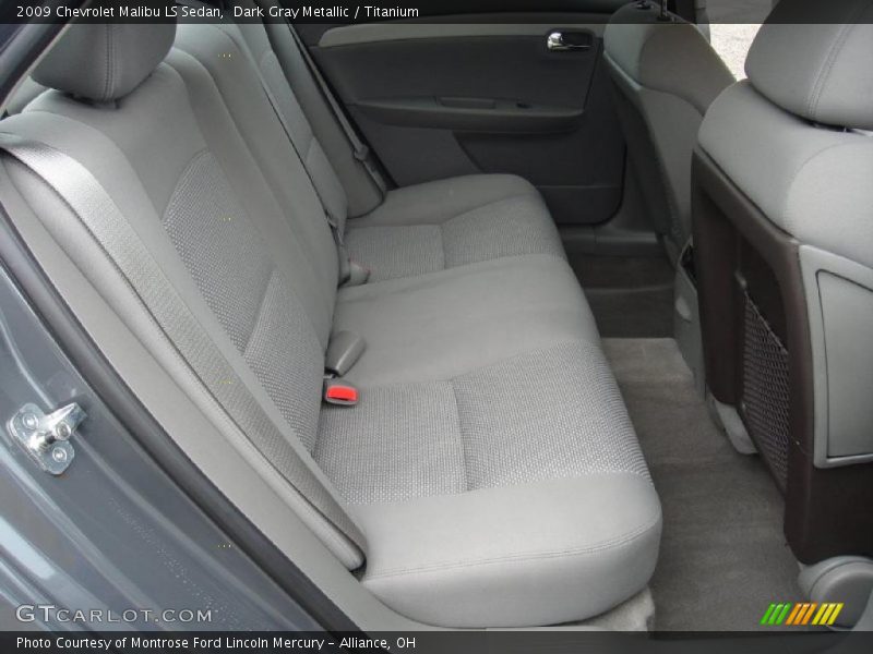 Dark Gray Metallic / Titanium 2009 Chevrolet Malibu LS Sedan