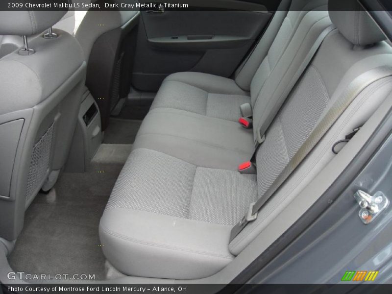 Dark Gray Metallic / Titanium 2009 Chevrolet Malibu LS Sedan