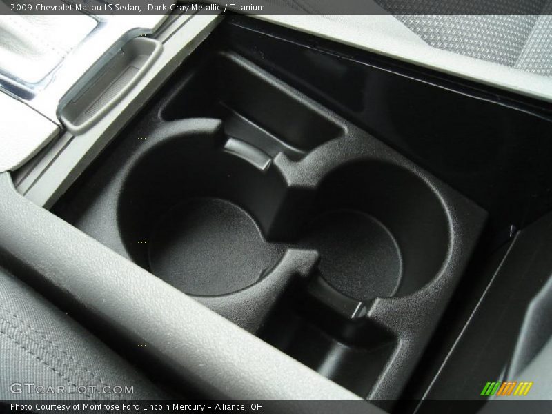 Dark Gray Metallic / Titanium 2009 Chevrolet Malibu LS Sedan