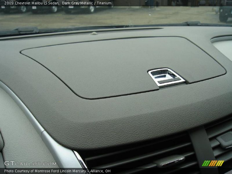 Dark Gray Metallic / Titanium 2009 Chevrolet Malibu LS Sedan