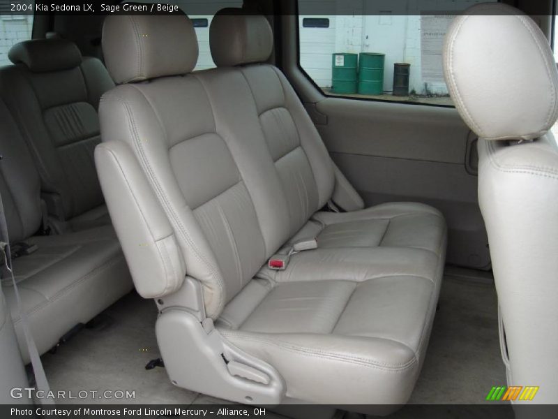 Sage Green / Beige 2004 Kia Sedona LX