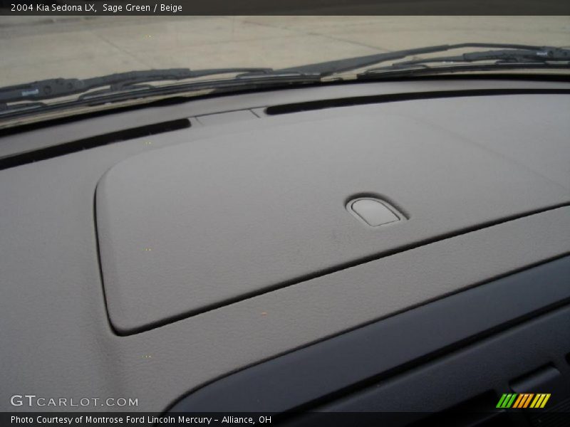 Sage Green / Beige 2004 Kia Sedona LX