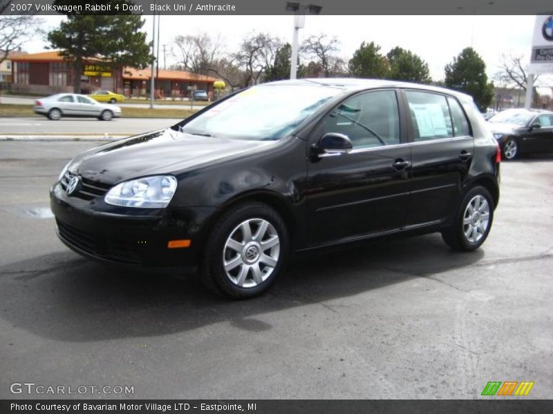 Black Uni / Anthracite 2007 Volkswagen Rabbit 4 Door