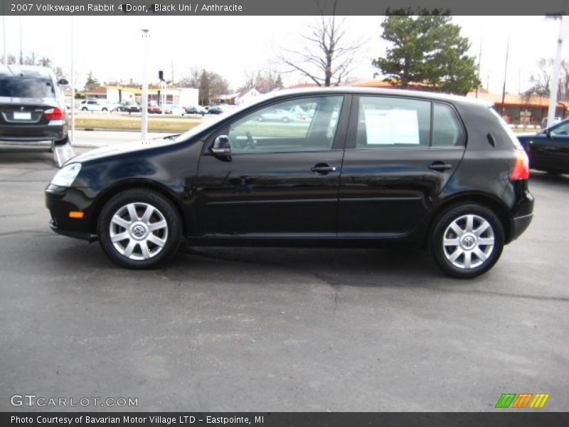 Black Uni / Anthracite 2007 Volkswagen Rabbit 4 Door