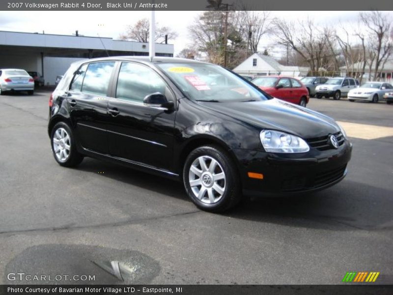 Black Uni / Anthracite 2007 Volkswagen Rabbit 4 Door