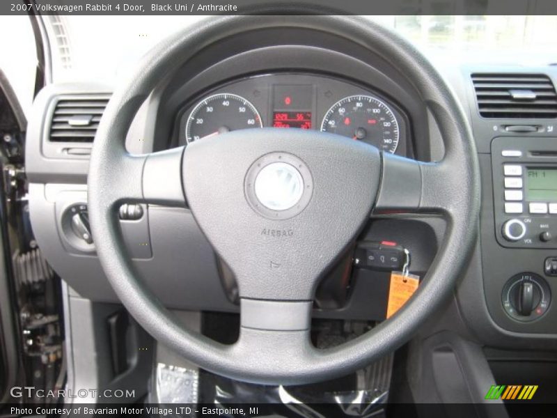 Black Uni / Anthracite 2007 Volkswagen Rabbit 4 Door