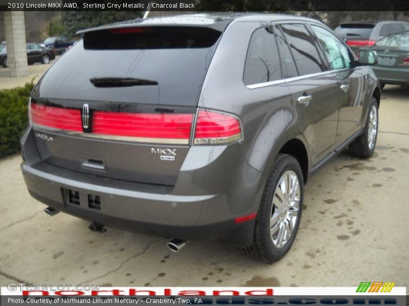 Sterling Grey Metallic / Charcoal Black 2010 Lincoln MKX AWD