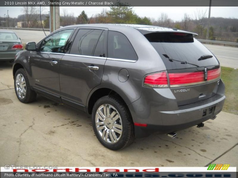 Sterling Grey Metallic / Charcoal Black 2010 Lincoln MKX AWD