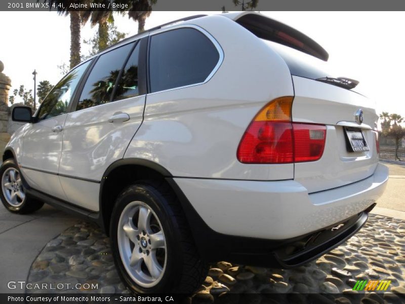 Alpine White / Beige 2001 BMW X5 4.4i