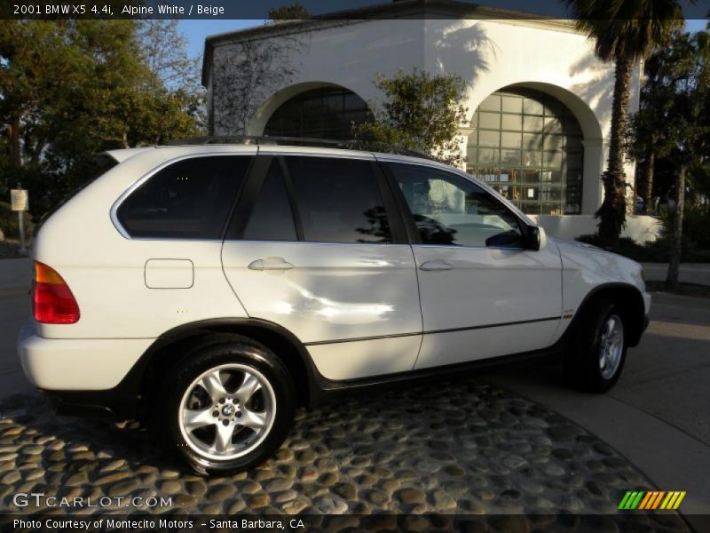 Alpine White / Beige 2001 BMW X5 4.4i