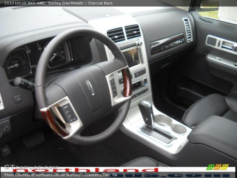 Sterling Grey Metallic / Charcoal Black 2010 Lincoln MKX AWD