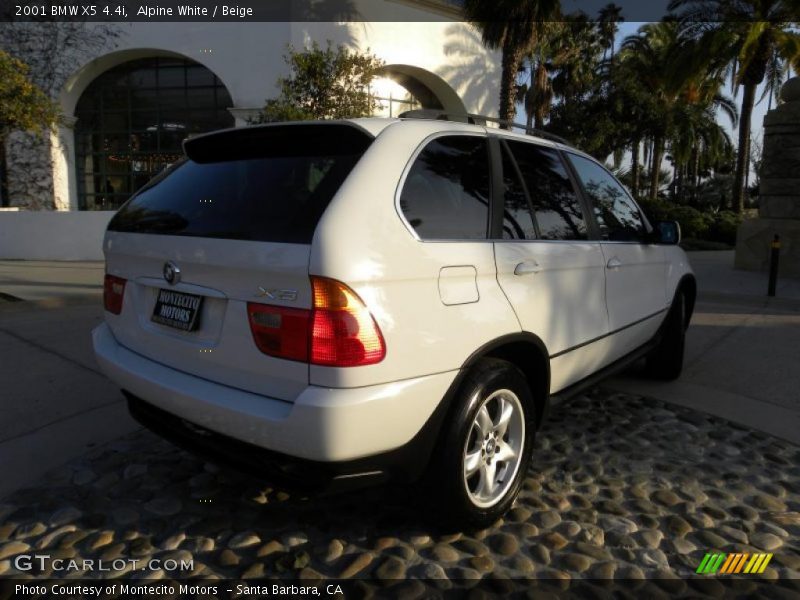 Alpine White / Beige 2001 BMW X5 4.4i