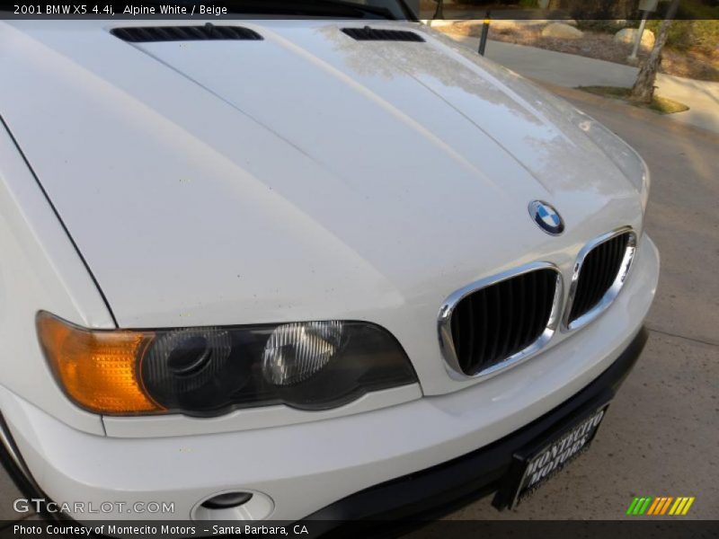 Alpine White / Beige 2001 BMW X5 4.4i