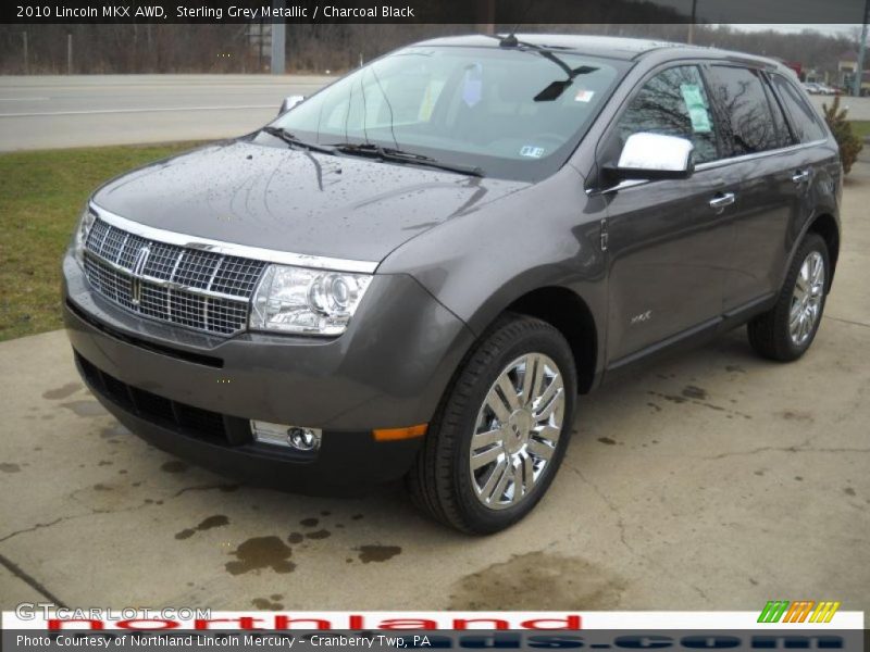 Sterling Grey Metallic / Charcoal Black 2010 Lincoln MKX AWD