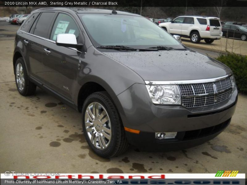 Sterling Grey Metallic / Charcoal Black 2010 Lincoln MKX AWD