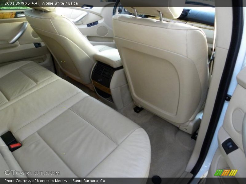 Alpine White / Beige 2001 BMW X5 4.4i
