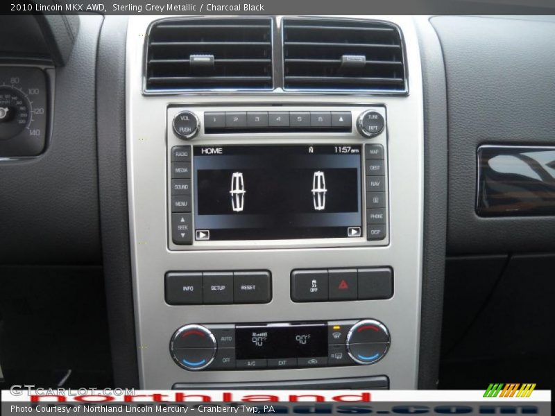 Sterling Grey Metallic / Charcoal Black 2010 Lincoln MKX AWD
