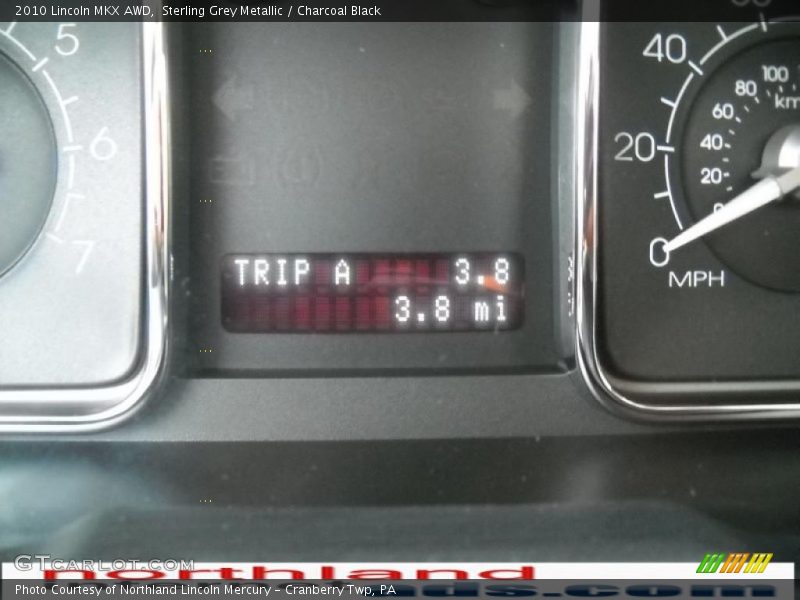 Sterling Grey Metallic / Charcoal Black 2010 Lincoln MKX AWD