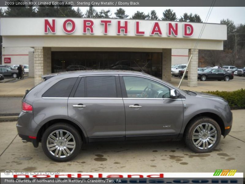 Sterling Grey Metallic / Ebony Black 2009 Lincoln MKX Limited Edition AWD