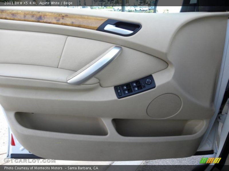 Alpine White / Beige 2001 BMW X5 4.4i