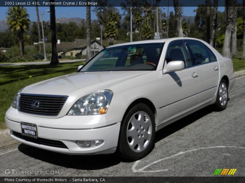 Parchment Crystal / Ecru Beige 2001 Lexus LS 430