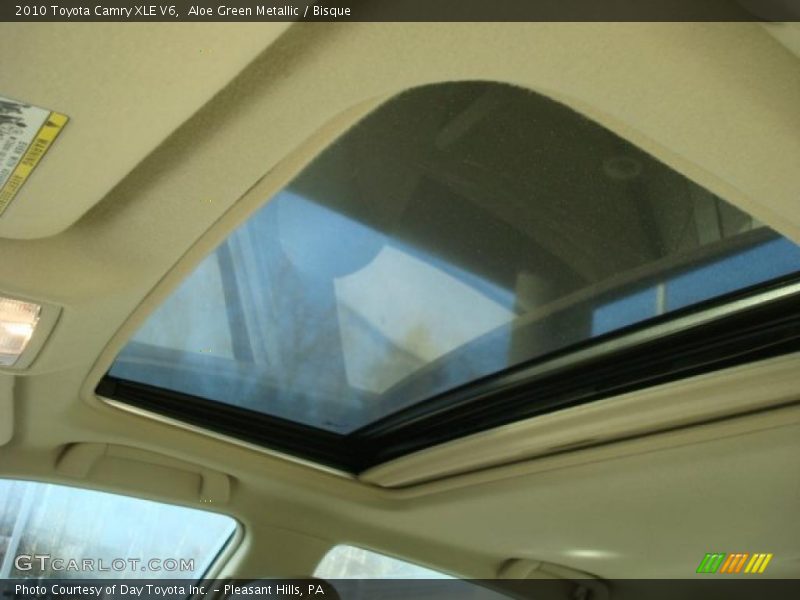 Aloe Green Metallic / Bisque 2010 Toyota Camry XLE V6