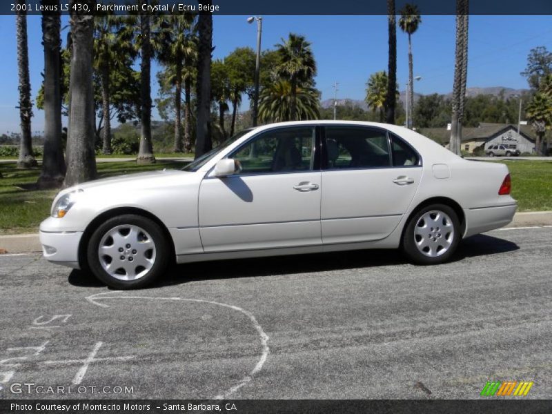 Parchment Crystal / Ecru Beige 2001 Lexus LS 430