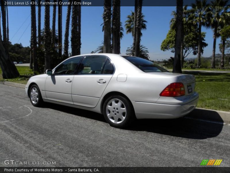 Parchment Crystal / Ecru Beige 2001 Lexus LS 430