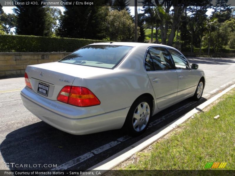 Parchment Crystal / Ecru Beige 2001 Lexus LS 430