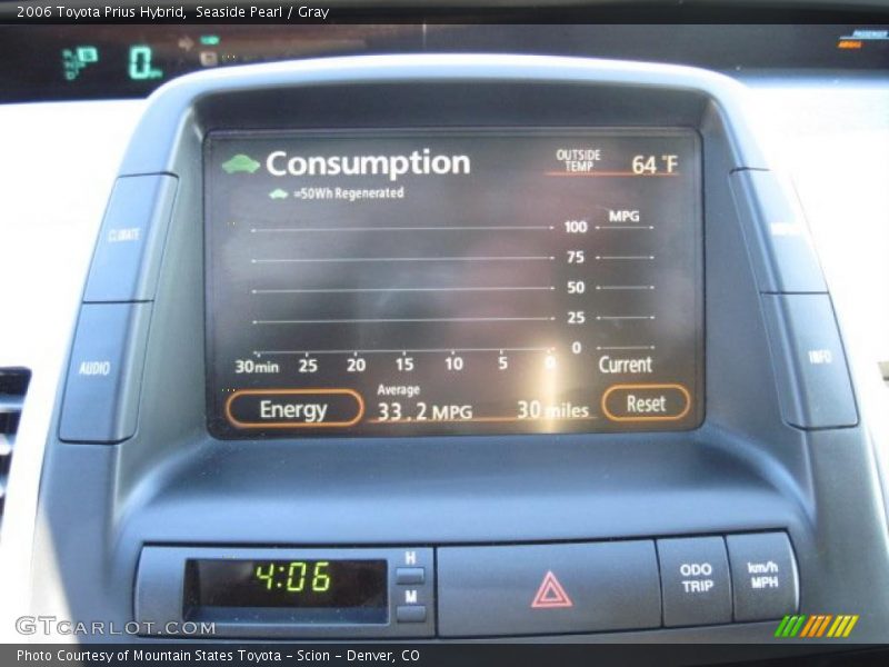 Seaside Pearl / Gray 2006 Toyota Prius Hybrid