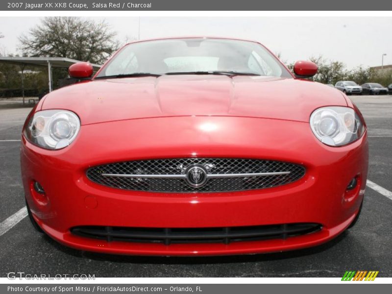 Salsa Red / Charcoal 2007 Jaguar XK XK8 Coupe