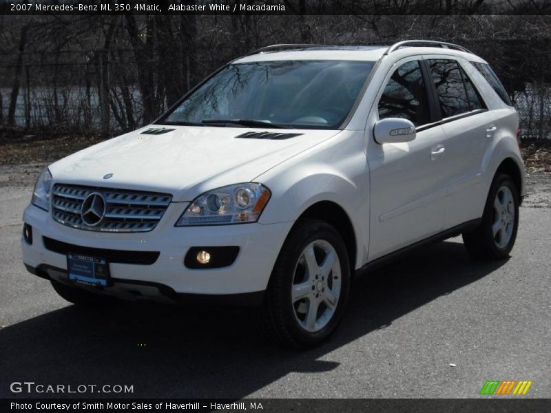 Alabaster White / Macadamia 2007 Mercedes-Benz ML 350 4Matic