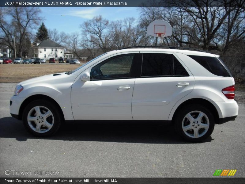 Alabaster White / Macadamia 2007 Mercedes-Benz ML 350 4Matic